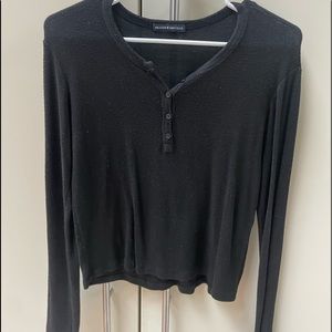 Brandy Melville Black Long Sleeve Shirt